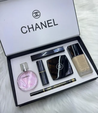 Chanel makeup and perfume gift set